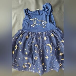 Navy unicorn constellation dress